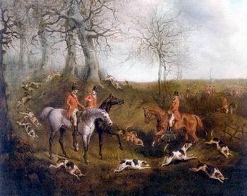 unknow artist Classical hunting fox, Equestrian and Beautiful Horses, 033. oil painting image